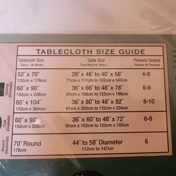TABLECLOTH (NWT) - Picture 4 of 5